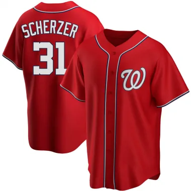 max scherzer authentic jersey